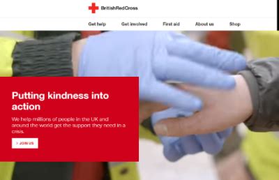 the british red cross website.